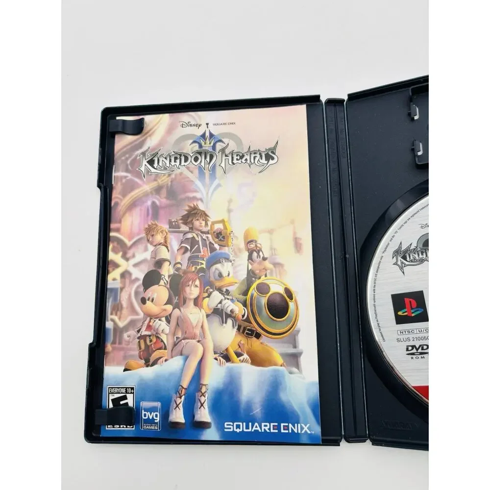 Kingdom Hearts II (PlayStation 2, 2006) CIB TESTED WORKING
